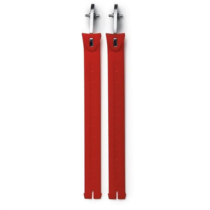 Sidi Crossfire 1&2 Straps Extra Long - Fluro Red - Pair