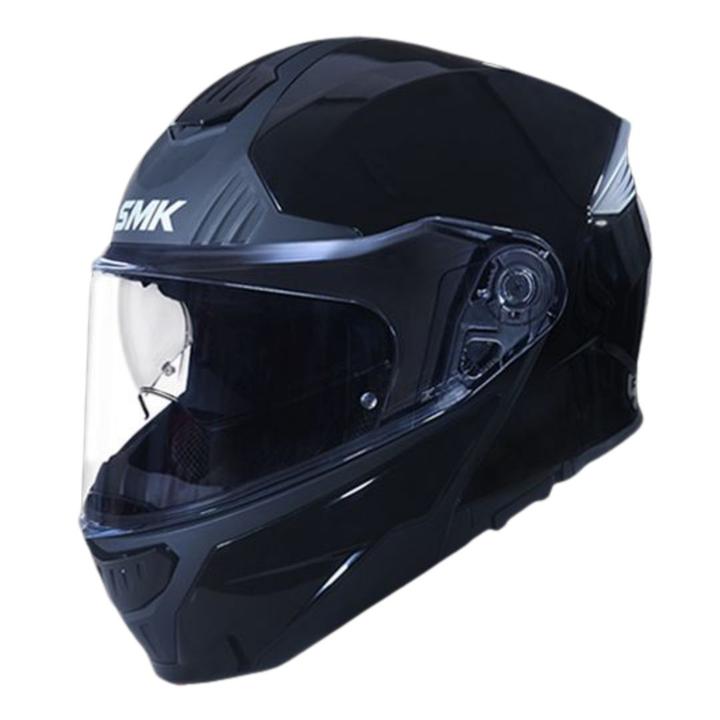 SMK Gullwing Modular Helmet - Black GL200