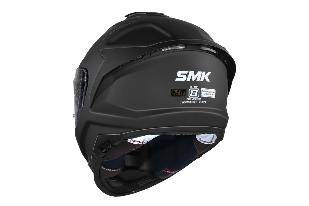 SMK Titan Helmet - Matt Black Ma200