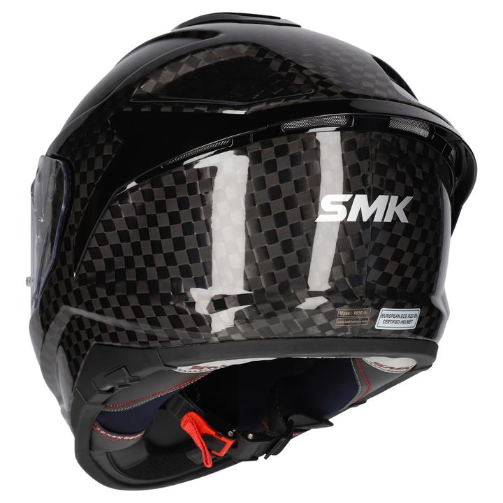 SMK Titan Carbon Helmet - Black Glca200