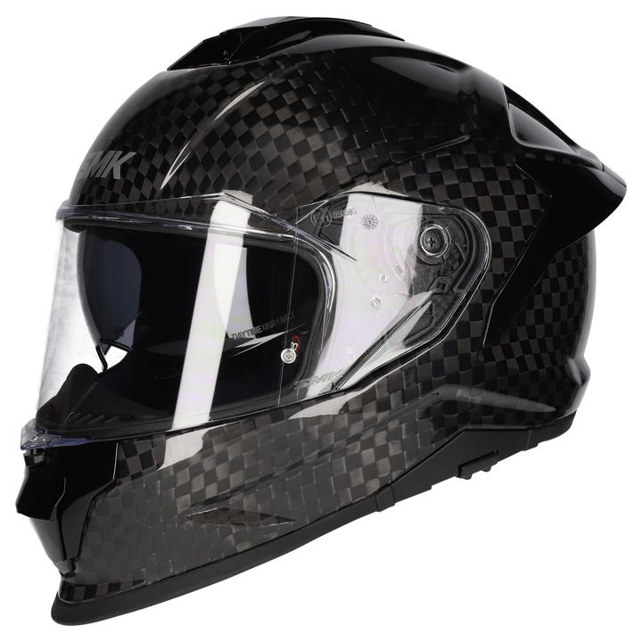 SMK Titan Carbon Helmet - Black
