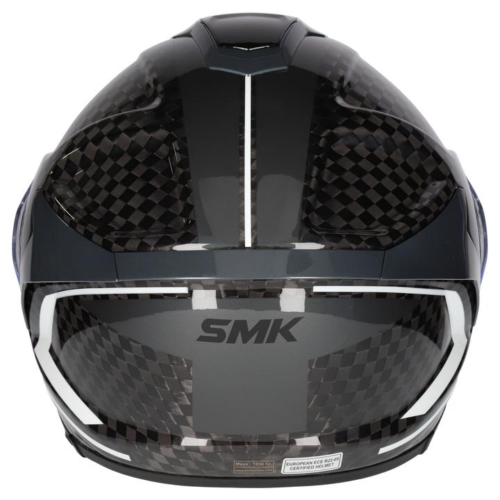 SMK Titan Carbon Helmet Nero Gl261Helmet - Black / Grey / White