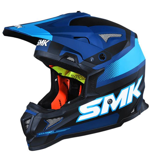 SMK Allterra Helmet - X-Throttle (Ma525) Blue Black