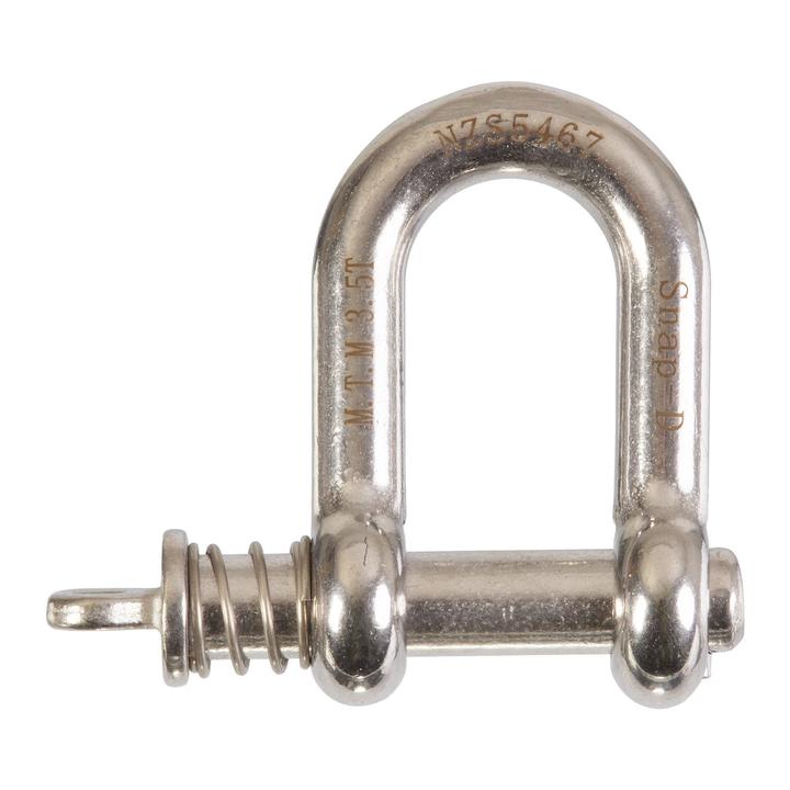 Snapd 12mm Stainless Steel D Shackle