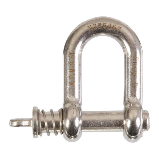 Snapd 12mm Stainless Steel D Shackle