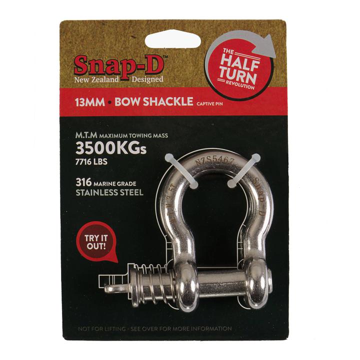 Snapd 13mm Stainless Steel Bow Shackle