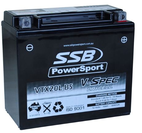 SSB AGM Battery - VTX20L-BS