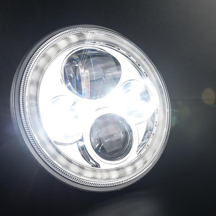 Stedi 7 Inch Iris Chrome LED Headlight