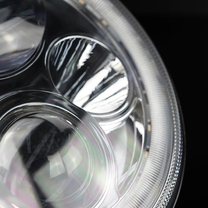Stedi 7 Inch Iris Chrome LED Headlight