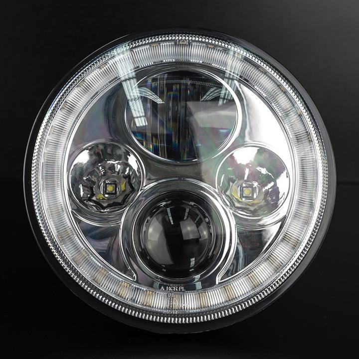 Stedi 7 Inch Iris Chrome LED Headlight