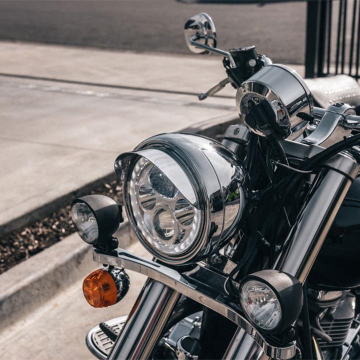Stedi 7 Inch Iris Chrome LED Headlight