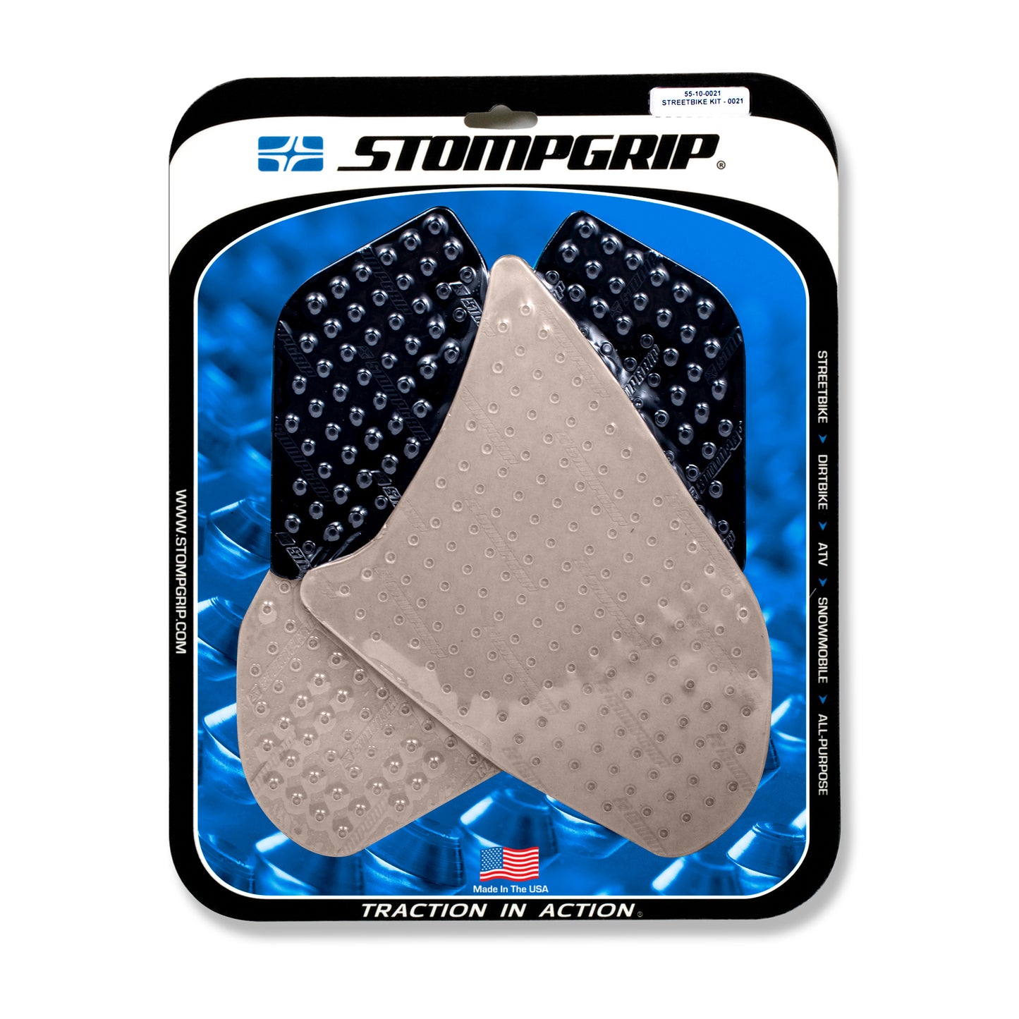 Stompgrip Streetbike Kit Clear Fits Honda 08-11 Cbr1000Rr