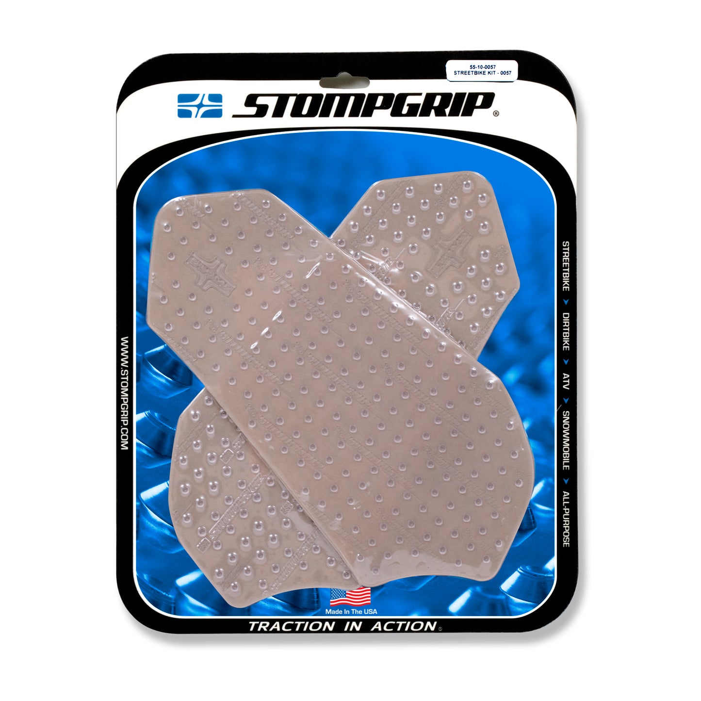 Stompgrip Streetbike Kit - Clear