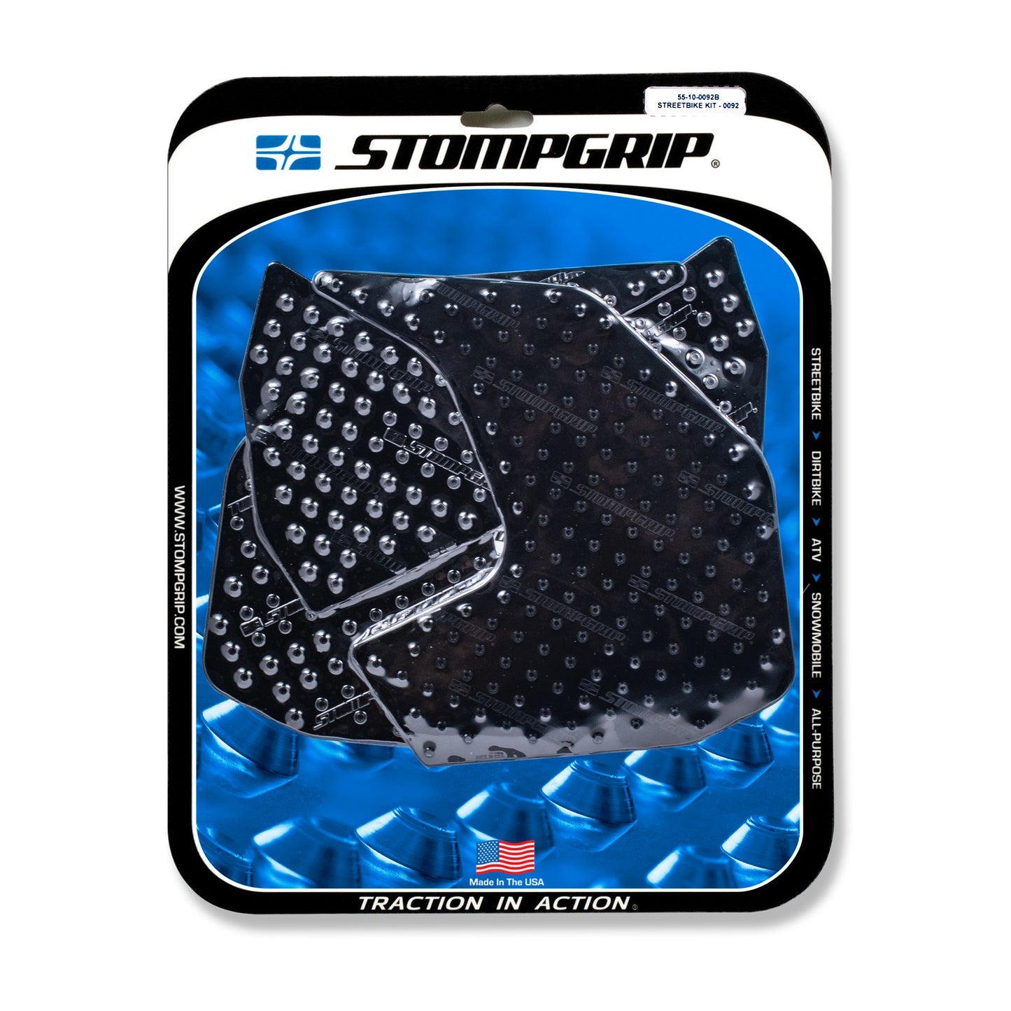 Stompgrip Streetbike Kit - Black Fits Yamaha (14-18) Mt09