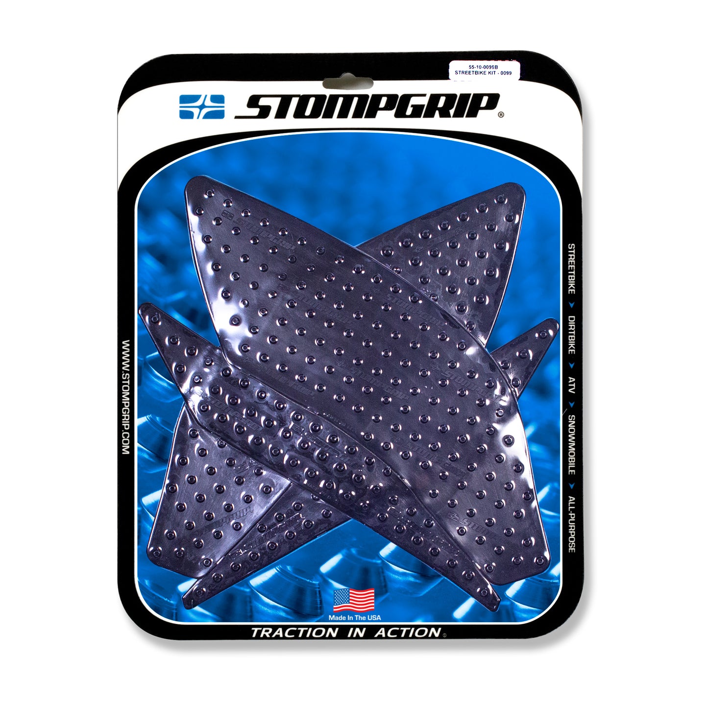 Stompgrip Streetbike Kit - Black Fits Yamaha 15-20 YZF-R1