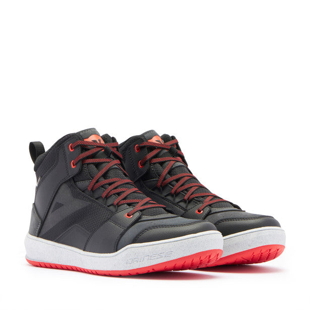 Dainese Suburb D-WP Shoes - Black / White / Red