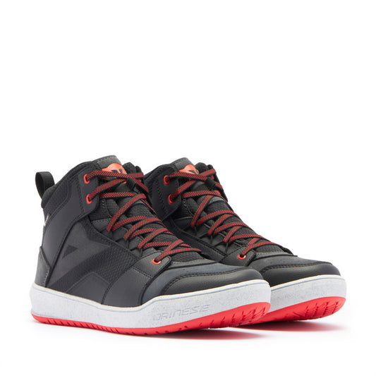 Dainese Suburb D-WP Shoes - Black / White / Red