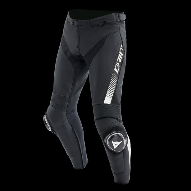 Dainese Super Speed Leather Pants - Black / White