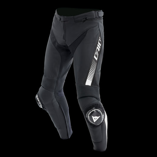 Dainese Super Speed Leather Pants - Black / White