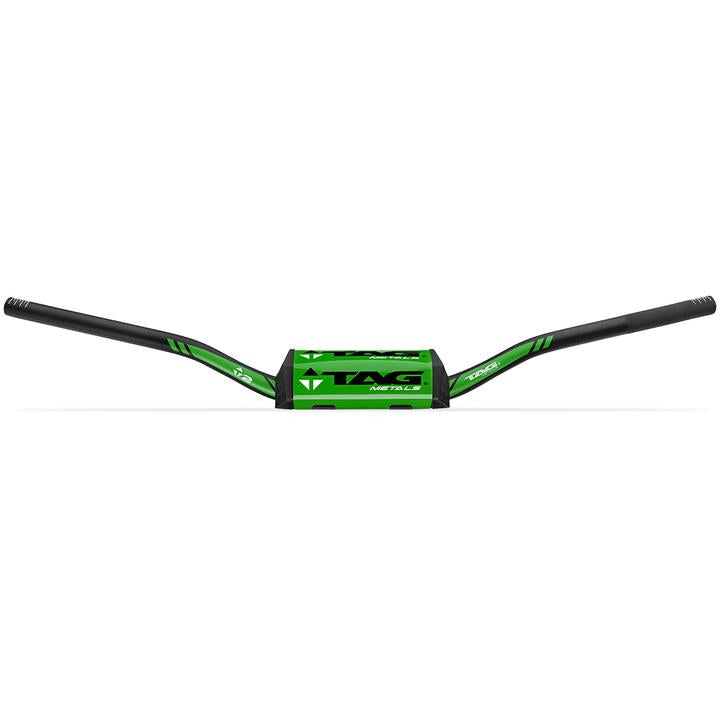 Tag T2 Tapered Factory Bend Handlebar - Green