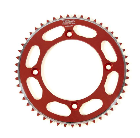 Talon Radialite Alloy Rear Sprocket - Red