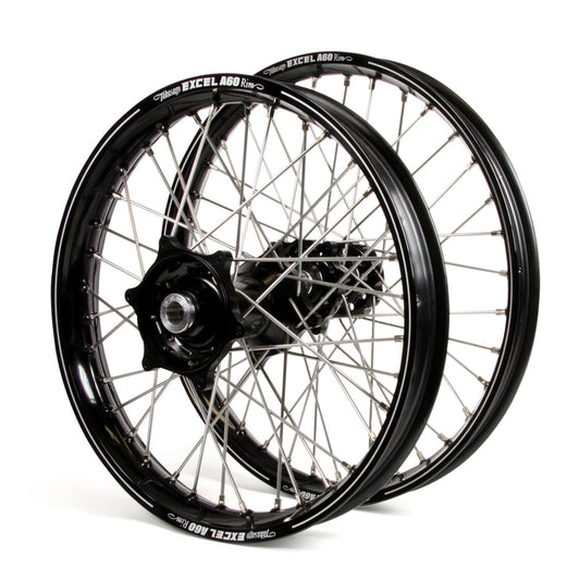 Yamaha Talon / Excel A60 Snr MX Black Rims / Black Hubs Wheel Set YZF 250-450 2014-17 (21 / 19X2.15)