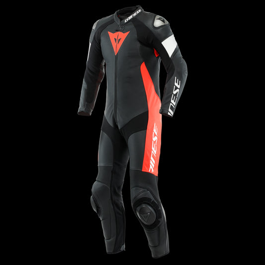 Dainese Tosa 1-Piece Perforated Suit - Black Red White