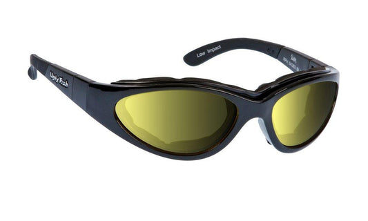 Ugly Fish Slim - Matt Black Frame, Yellow Photochromic Lens