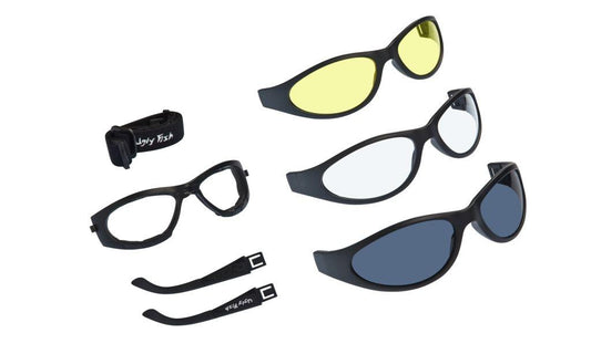 Ugly Fish Glide - Matt Black Frame, 3Pk Lens