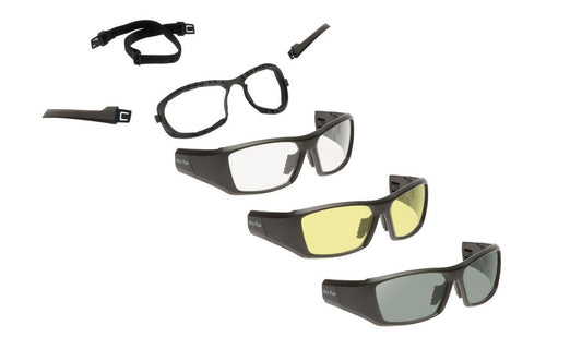 Ugly Fish Cannon - Matt Black Frame, 3Pack Lens