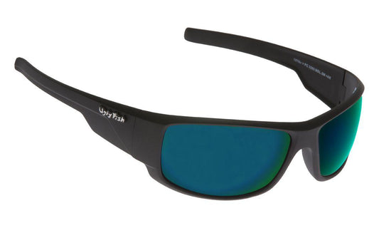 Ugly Fish Cannon - Matt Black Frame, Green Lens