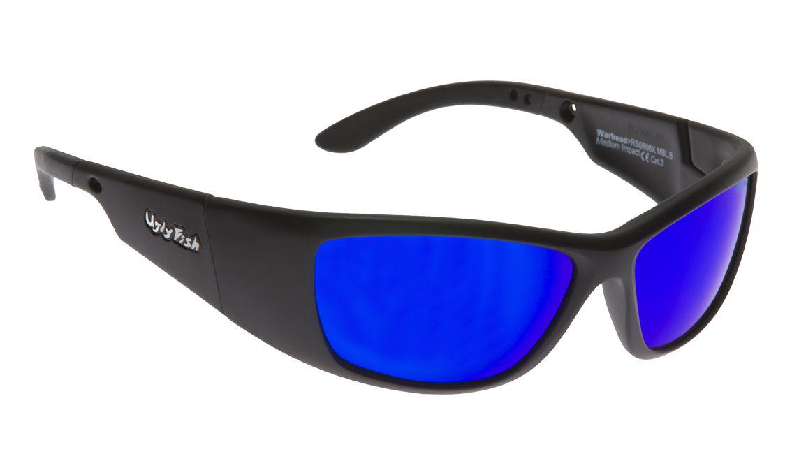 Ugly Fish Warhead - Matt Black Frame, Blue Lens