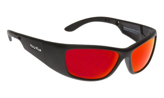 Ugly Fish Warhead - Matt Black Frame, Red Lens