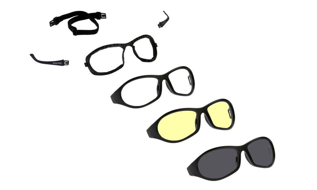 Ugly Fish Cruize - Matt Black Frame, 3Pk Lens