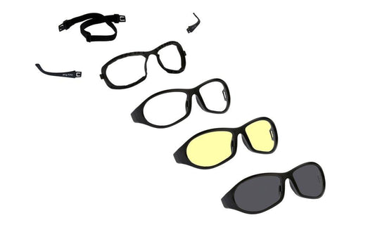 Ugly Fish Cruize - Matt Black Frame, 3Pk Lens