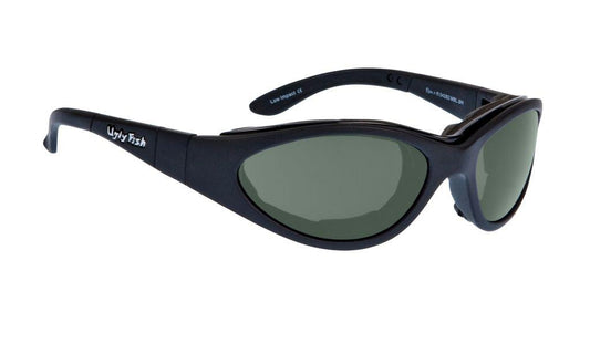Ugly Fish Slim - Matt Black Frame, Polarised Smoke Lens