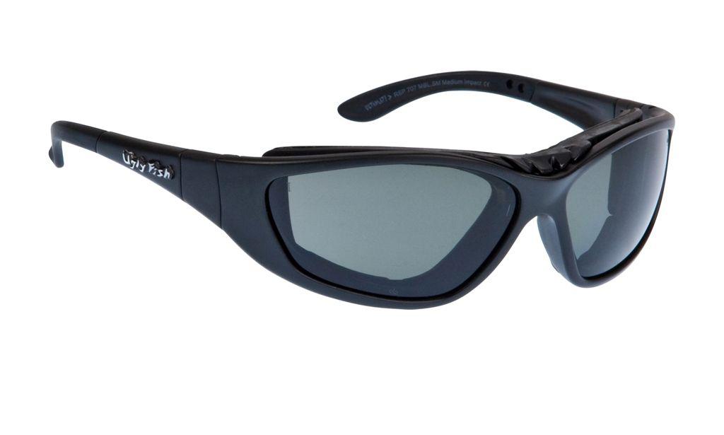 Ugly Fish Ultimate - Matt Black Frame, Polarised Smoke Lens