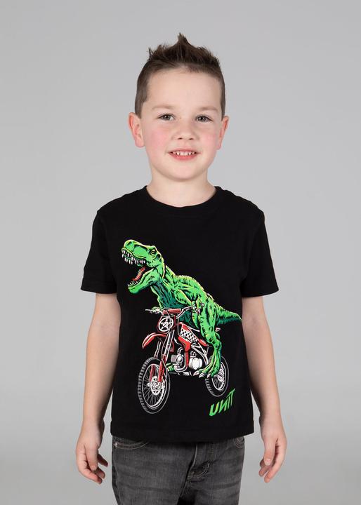 Unit Kids Tee T-Rex - Black