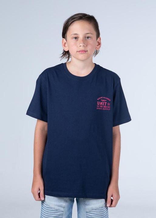 Unit Youth Trails Tee - Blue / Black