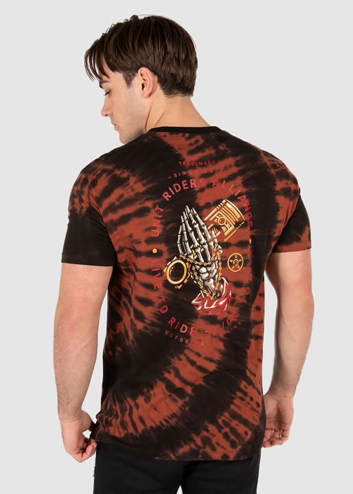 Unit Tie Dye Men's Tee - Black