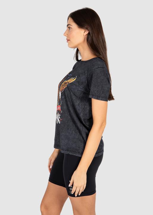 Unit Wild & Free Women's Tee - Stonewash Black