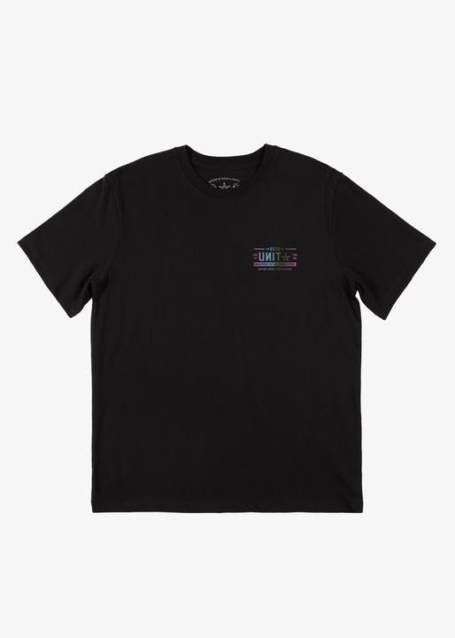 Unit Flake Youth Tee - Black
