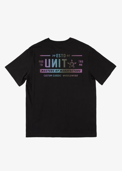 Unit Flake Youth Tee - Black