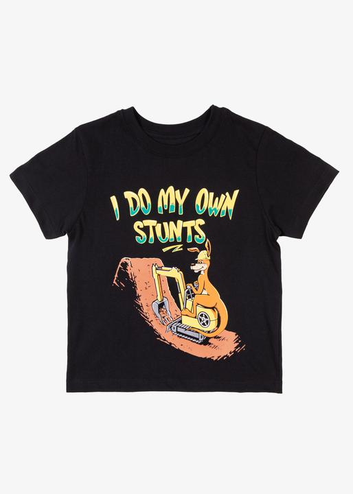 Unit Kids Tee Stunts Black