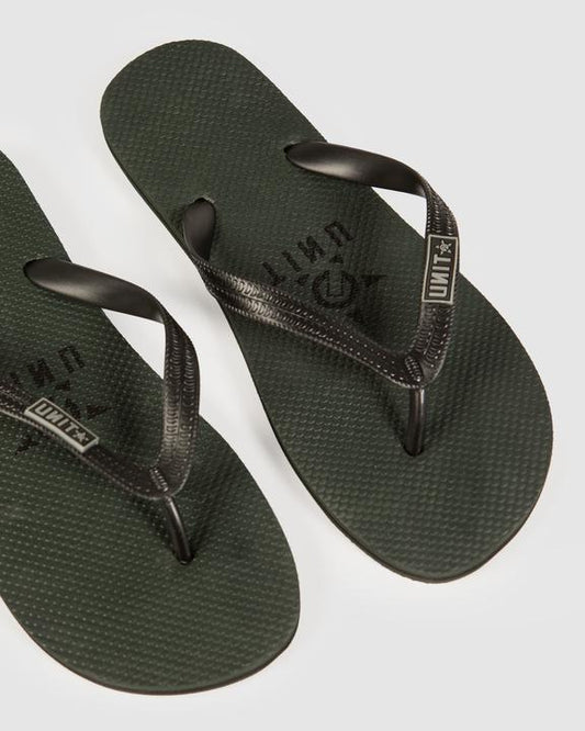 Unit Men's Fixed Flip Flops Military