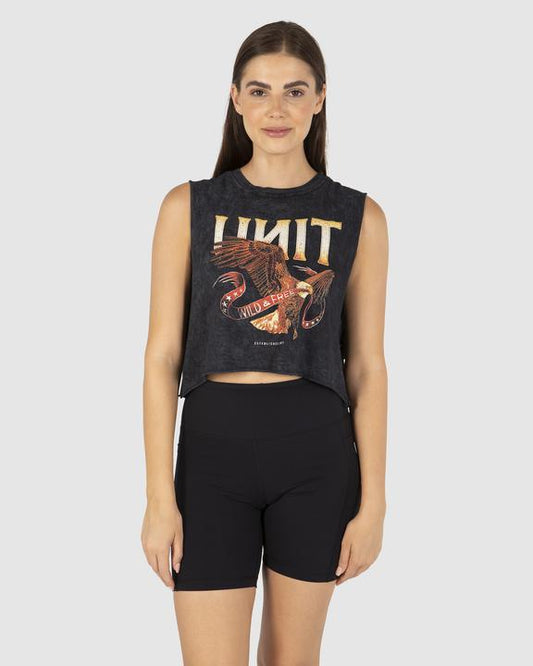 Unit 2021 Women's Free Flight Crop - Black
