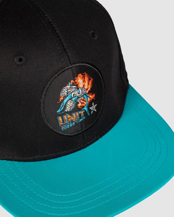 Unit Kids Turbo Shark Flat Peak Snapback