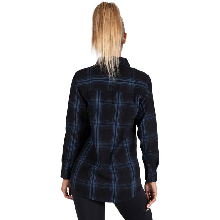 Unit Fraser Regular Fit Women's Flannel Shirt - Blue / Black