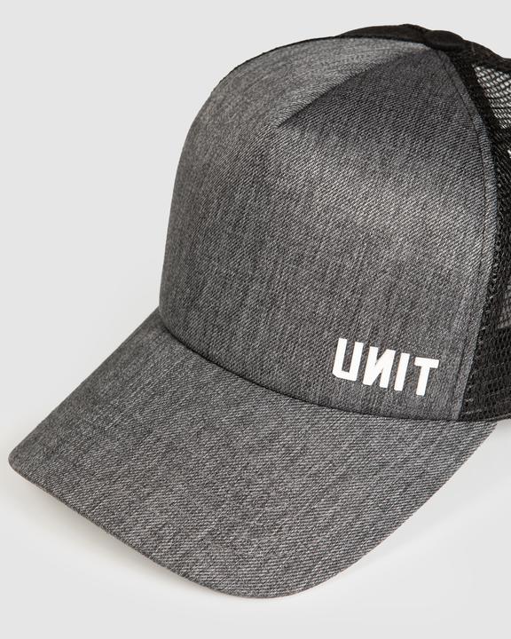 Unit Clave Men's Trucker Cap - Charcoal
