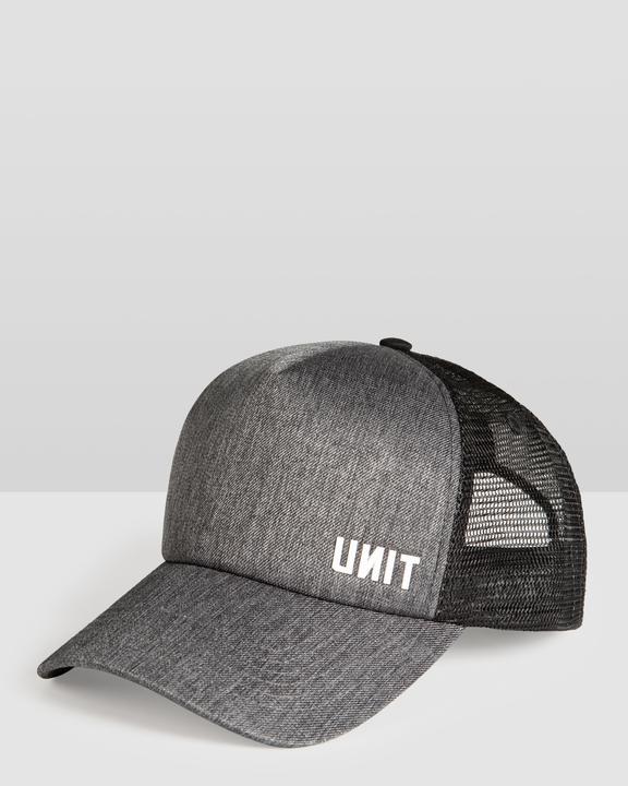 Unit Clave Men's Trucker Cap - Charcoal